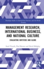 Management Research, International Business, and National Culture : Evaluating Hofstede and GLOBE - Book