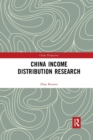 China Income Distribution Research - Book