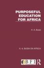 Purposeful Education for Africa - Book