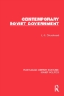 Contemporary Soviet Government - Book