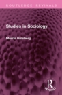 Studies in Sociology - eBook