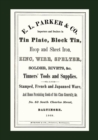 E. L. Parker & Co. Tinners' Tools & Supplies, Baltimore 1868 - Book
