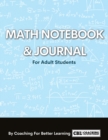 Math Notebook and Journal For Adult Students - Book