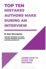 Top Ten Mistakes Authors Make During an Interview - Book