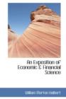An Exposition of Economic & Financial Science - Book