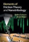 Elements of Friction Theory and Nanotribology - Book