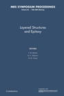 Layered Structures and Epitaxy: Volume 56 - Book
