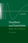 Numbers and Functions : Steps into Analysis - Book