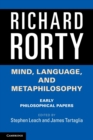 Mind, Language, and Metaphilosophy : Early Philosophical Papers - Book