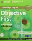 Objective First Student's Pack (Student's Book without Answers with CD-ROM, Workbook without Answers with Audio CD) - Book