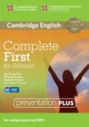 Complete First for Schools Presentation Plus DVD-ROM - Book