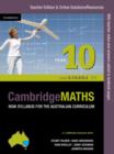 Cambridge Mathematics NSW Syllabus for the Australian Curriculum Year 10 5.1, 5.2 and 5.3 Teacher Edition - Book