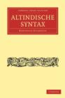 Altindische Syntax - Book