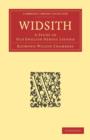 Widsith : A Study in Old English Heroic Legend - Book