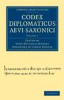 Codex Diplomaticus Aevi Saxonici - Book