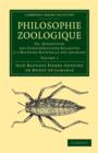 Philosophie zoologique : Ou exposition; des considerations relative a l'histoire naturelle des animaux - Book