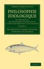 Philosophie zoologique : Ou exposition; des considerations relative a l'histoire naturelle des animaux - Book