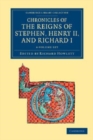 Chronicles of the Reigns of Stephen, Henry II, and Richard I 4 Volume Set - Book