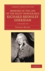 Memoirs of the Life of the Right Honourable Richard Brinsley Sheridan 2 Volume Set - Book