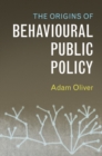 Origins of Behavioural Public Policy - eBook