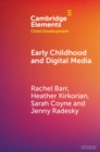 Early Childhood and Digital Media - Book