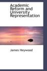 Academic Reform and University Representation - Book