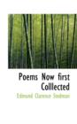 Poems Now First Colllected - Book