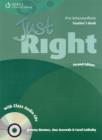 Just Right Pre-intermediate: Teacher's Book with Class Audio CD - Book