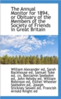 The Annual Monitor for 1894, or Obituary of the Members of the Society of Friends in Great Britain - Book
