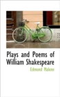 Plays and Poems of William Shakespeare - Book