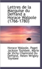 Lettres De La Marquise Du Deffand a Horace Walpole (1766-1780) - Book