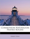 Communium Naturalium Fratris Rogeri - Book