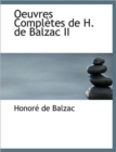 Oeuvres Completes de H. de Balzac II - Book