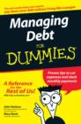 Managing Debt For Dummies - eBook