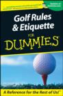 Golf Rules and Etiquette For Dummies - eBook