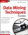 Data Mining Techniques : For Marketing, Sales, and Customer Relationship Management - eBook
