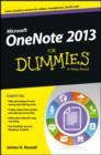 OneNote 2013 For Dummies - eBook