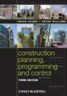 Construction Planning, Programming and Control - eBook