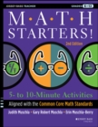 Math Starters : 5- to 10-Minute Activities Aligned with the Common Core Math Standards, Grades 6-12 - eBook