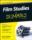 Film Studies For Dummies - eBook