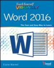 Teach Yourself VISUALLY Word 2016 - Book