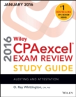 Wiley CPAexcel Exam Review 2016 Study Guide January : Auditing and Attestation - Book