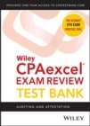 Wiley CPAexcel Exam Review 2020 Test Bank : Auditing and Attestation (1-year access) - Book