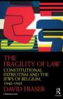 The Fragility of Law : Constitutional Patriotism and the Jews of Belgium, 1940-1945 - eBook