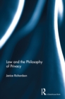 Law and the Philosophy of Privacy - eBook