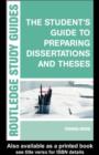 The Student's Guide to Preparing Dissertations and Theses - eBook