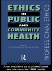 Ethics in Public and Community Health - eBook