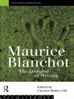 Maurice Blanchot : The Demand of Writing - eBook