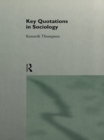 Key Quotations in Sociology - eBook