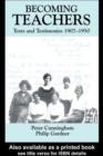 Becoming Teachers : Texts and Testimonies, 1907-1950 - eBook